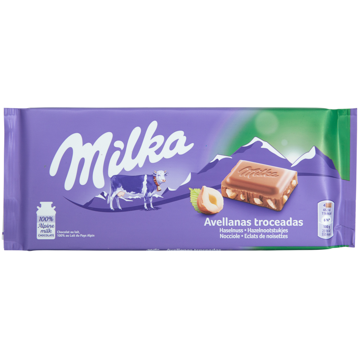 Milka chocoladereep Hazelnoot