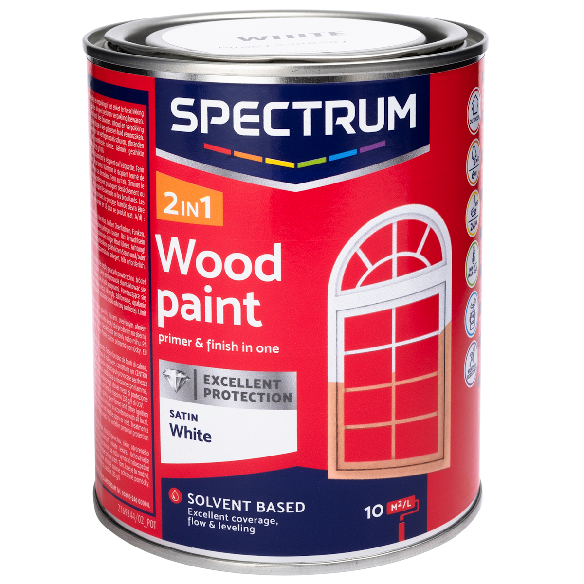 Spectrum 2-in-1-Seidenglanz-Holzlack Paint & Supplies