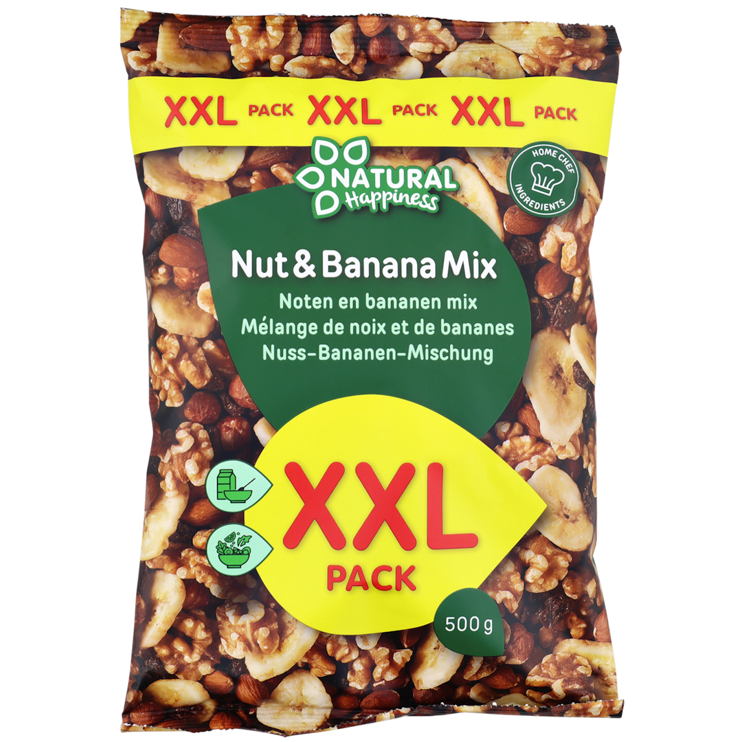 Natural Happiness Nuss- und Bananenmix XXL-Packung