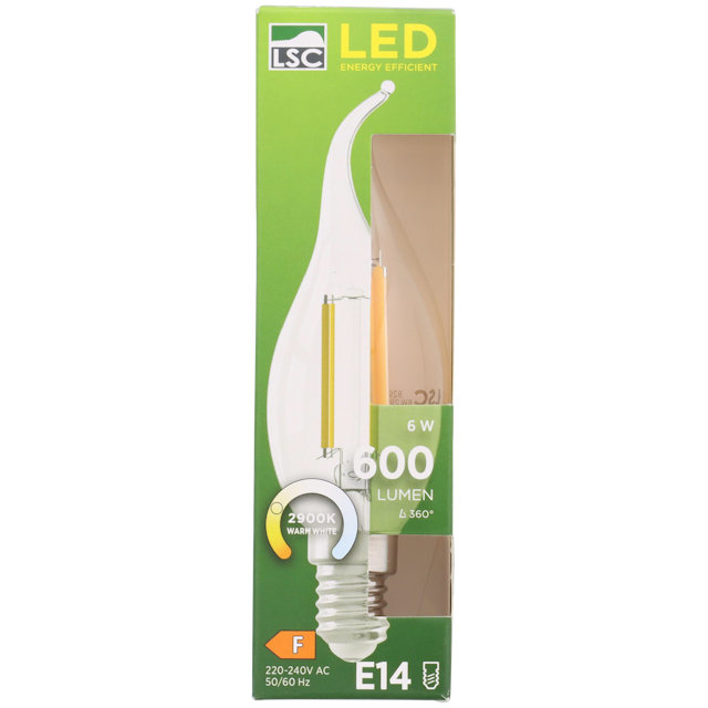 Bombilla LED de filamento vela LSC