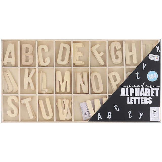 Craft Sensations houten letters