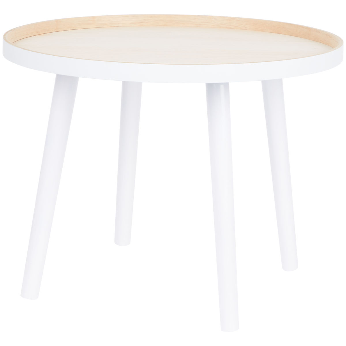 Drewniany stolik przystawny