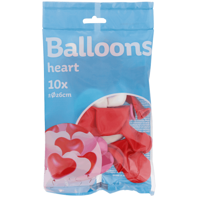 Balónky ve tvaru srdce