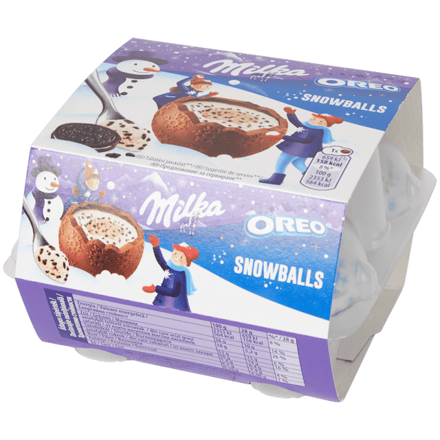 Chocolate Milka Oreo Snow Balls
