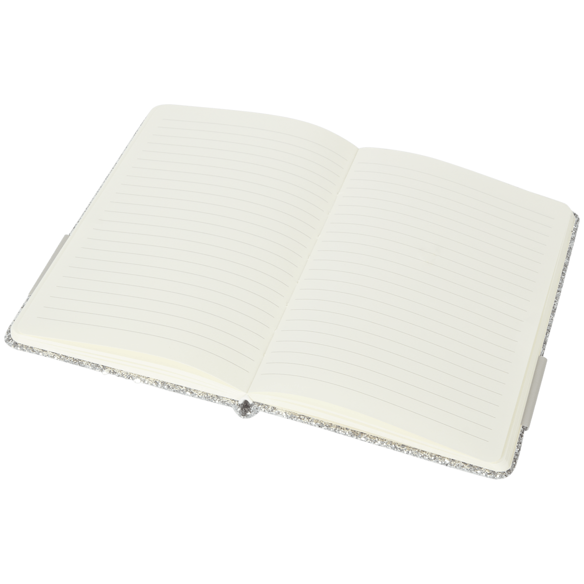 Notizbuch mit Glitzer