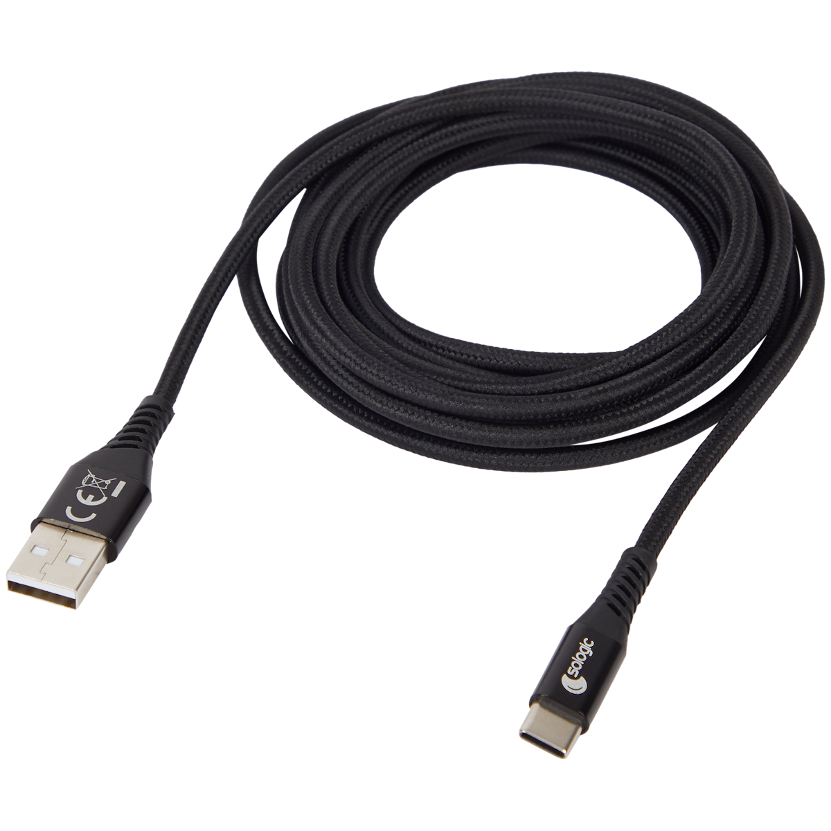 Datový a nabíjecí kabel Sologic Z USB-A na USB-C