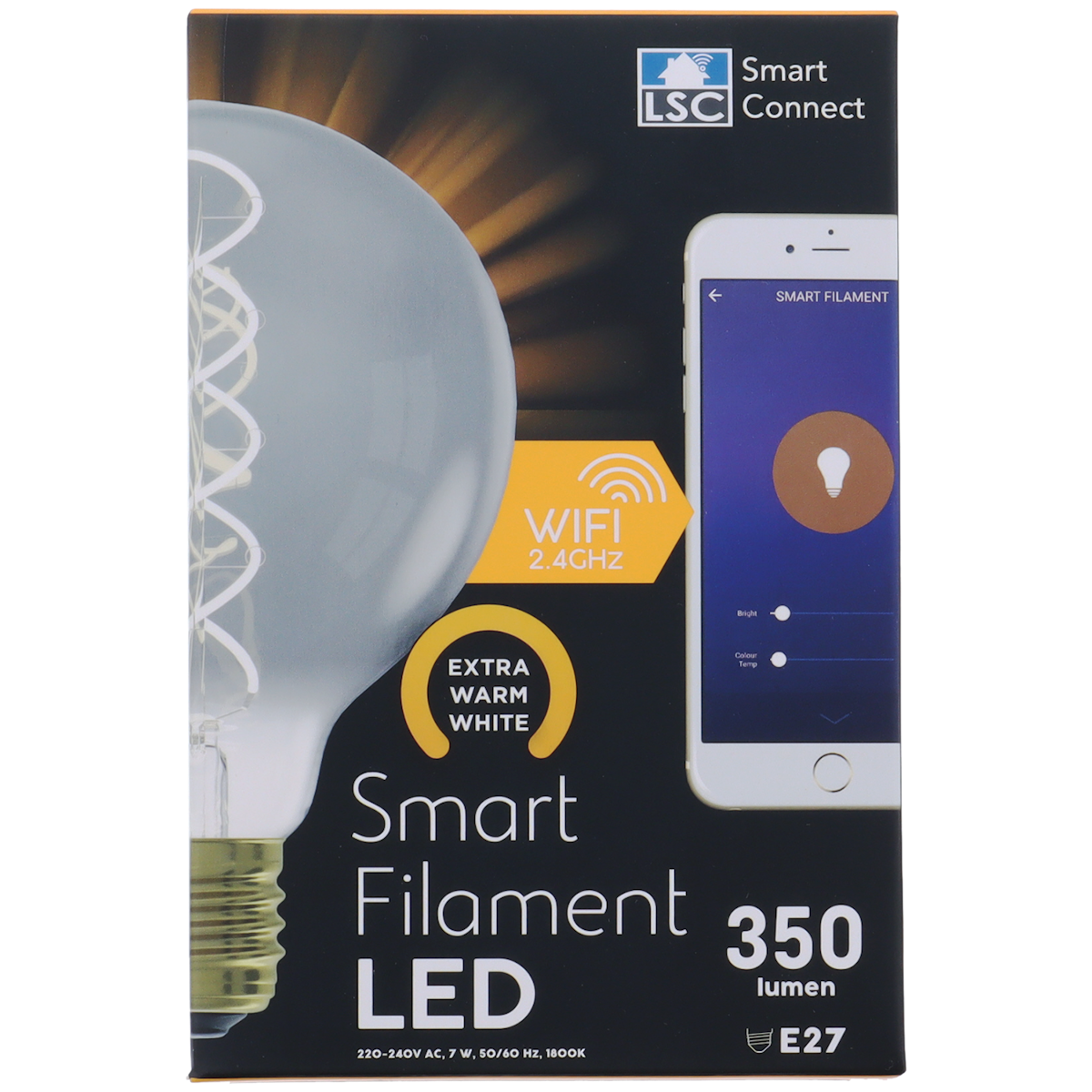 Ampoule LED intelligente à filament en titane LSC Smart Connect