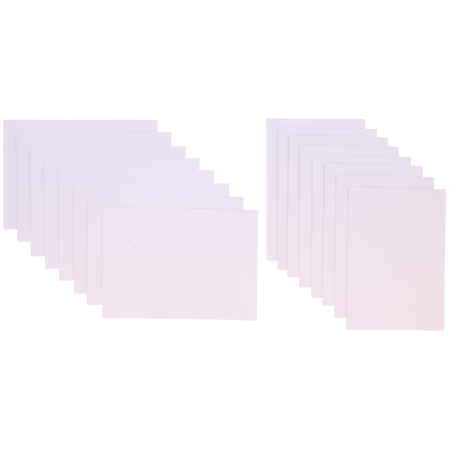 Dubbele kaarten met enveloppen