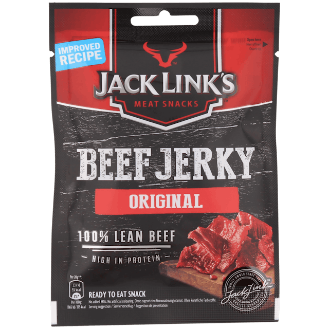 Snack di carne Beef Jerky Jack Link's Original