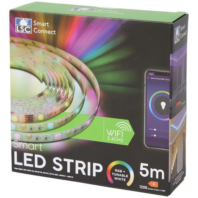 Ruban LED multicolore intelligent LSC Smart Connect