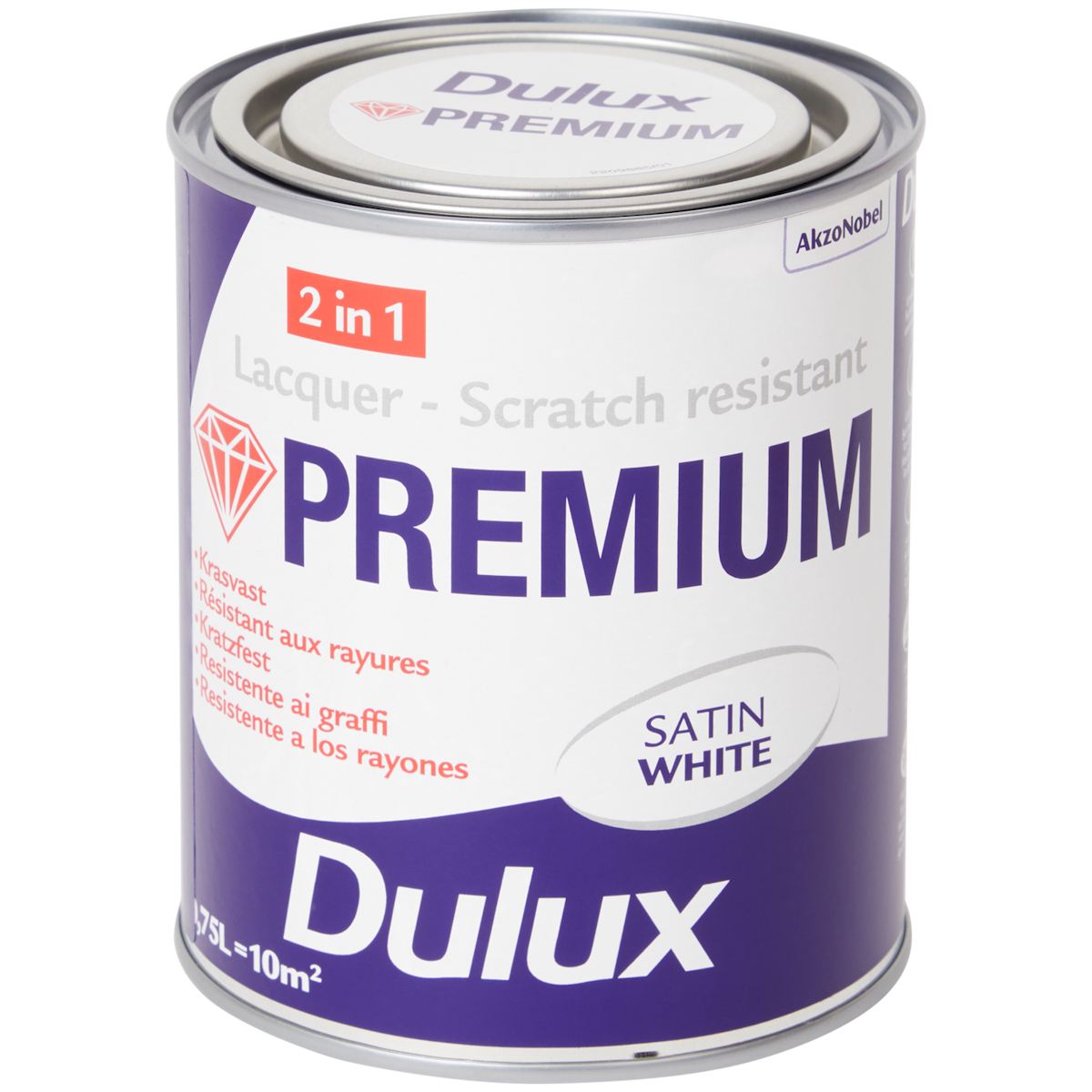 Dulux Premium acryllak satin white