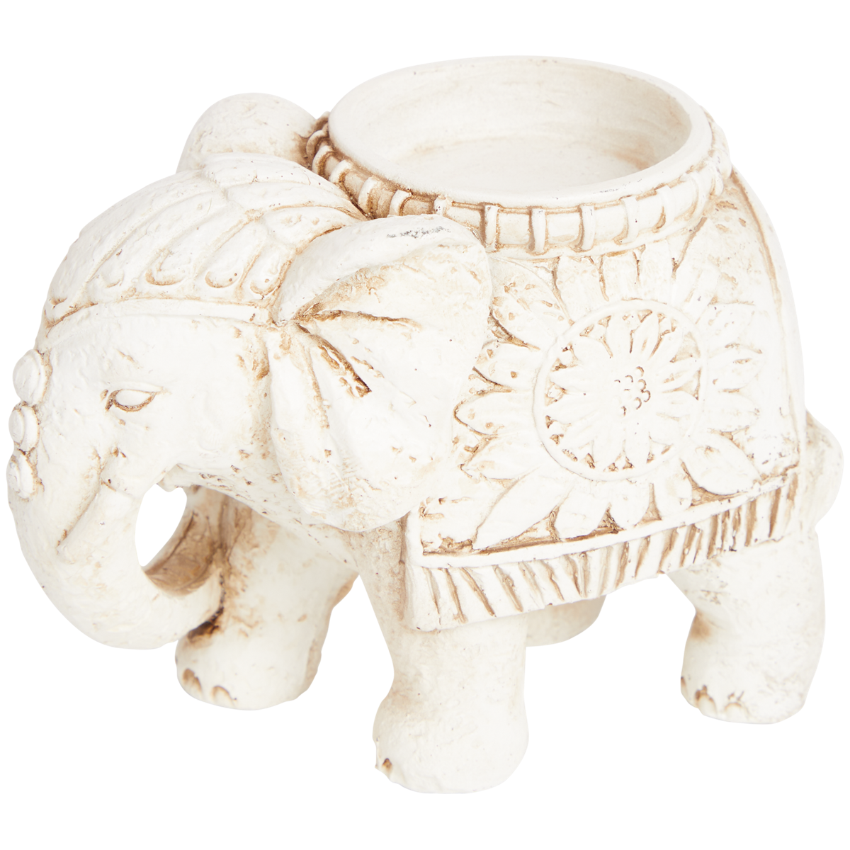Teelichthalter Buddha oder Elefant