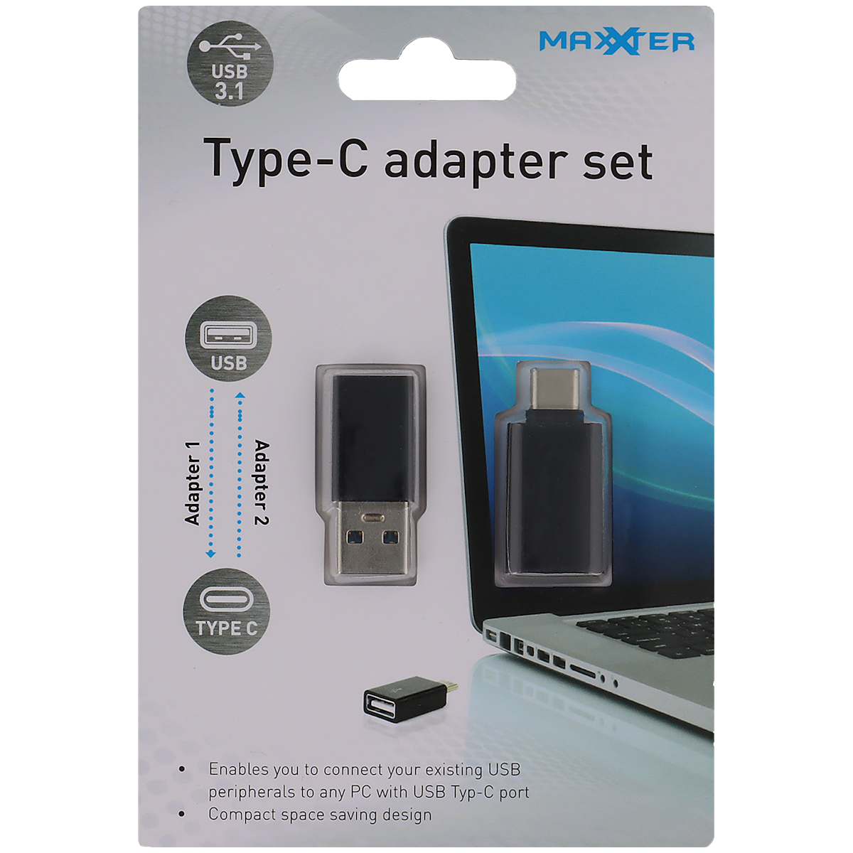 Set adaptateur USB type C Maxxter