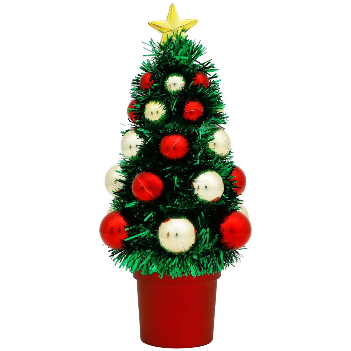 Mini-kerstboom met ballen
