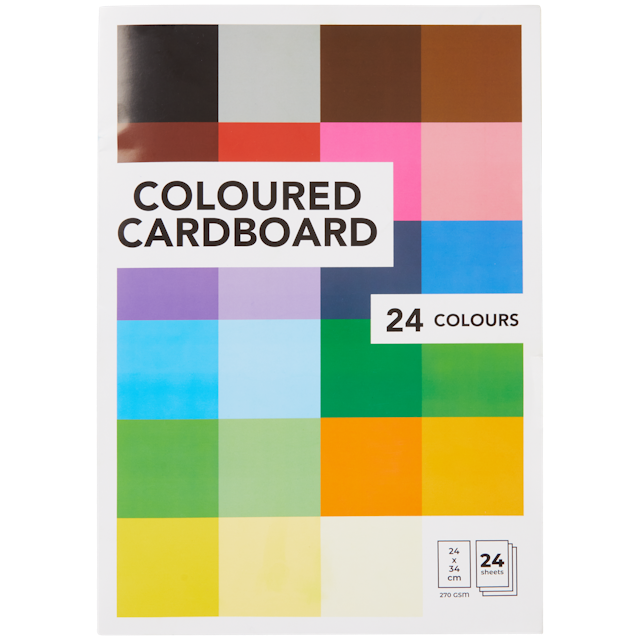 Blok s barevnými kreslicími kartony