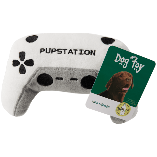 Juguete para perro con forma de mando de peluche 