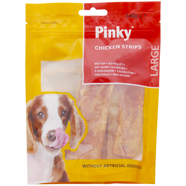 Snack pour chien Pinky Chicken Strips