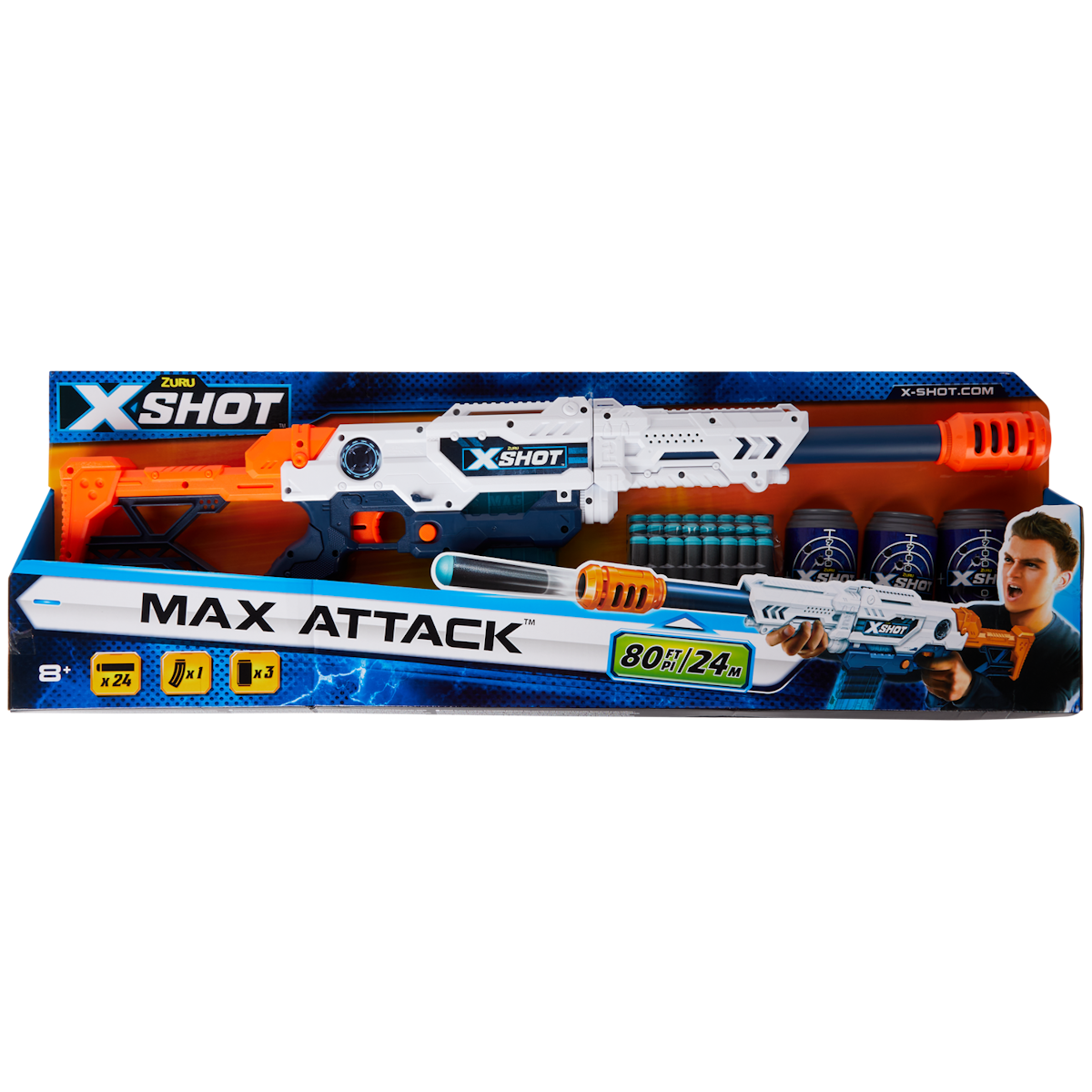 Fusil à fléchettes Zuru X-Shot Max Attack
