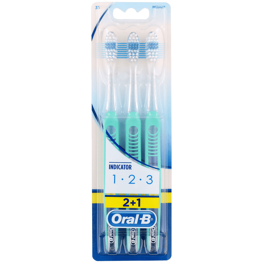 Cepillos de dientes Oral-B Indicador 1-2-3