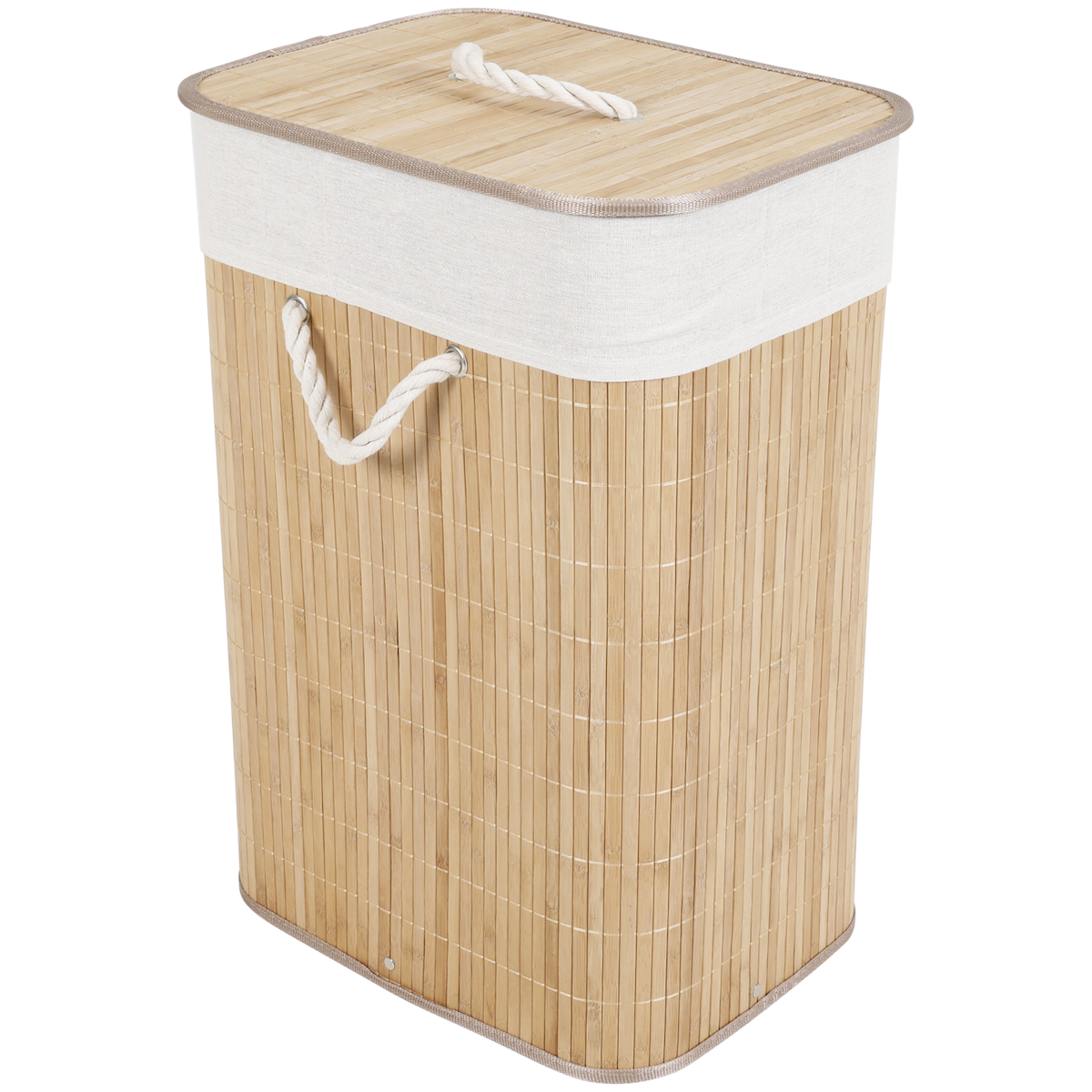 Wäschekorb aus Bambus
