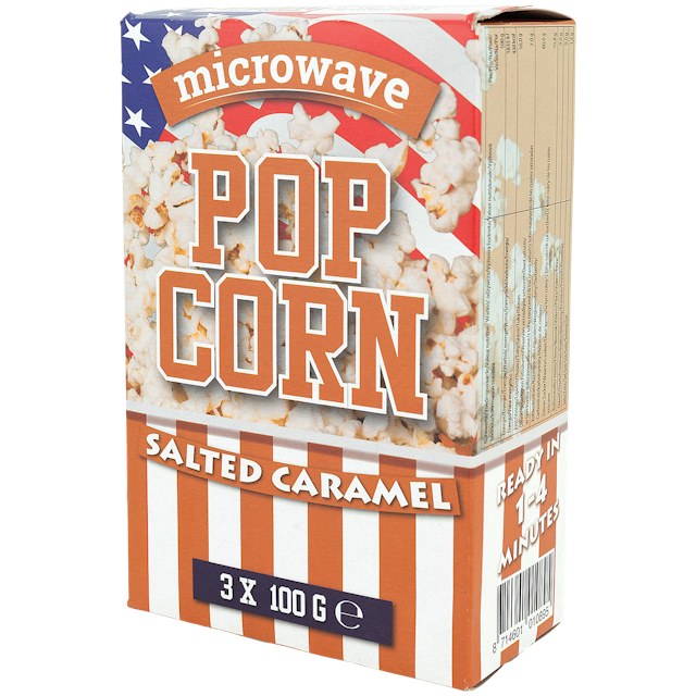 Mikrowellen-Popcorn Salted Caramel