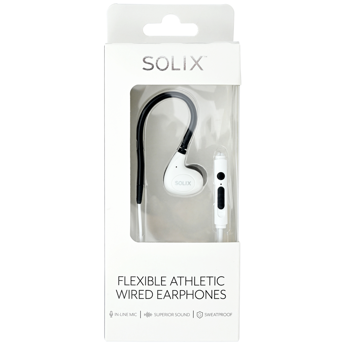 Sportovní sluchátka do uší Solix