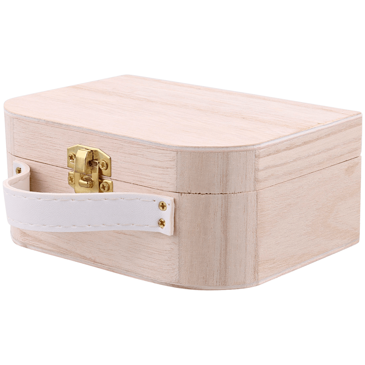 Hobby Flora houten koffer met handvat 