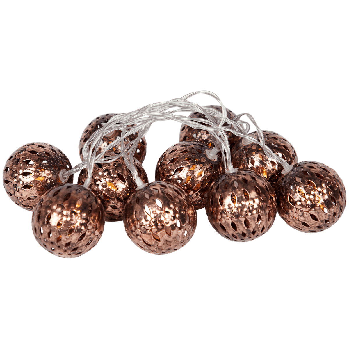 Guirlande lumineuse avec boules de Noël Absolu Chic 