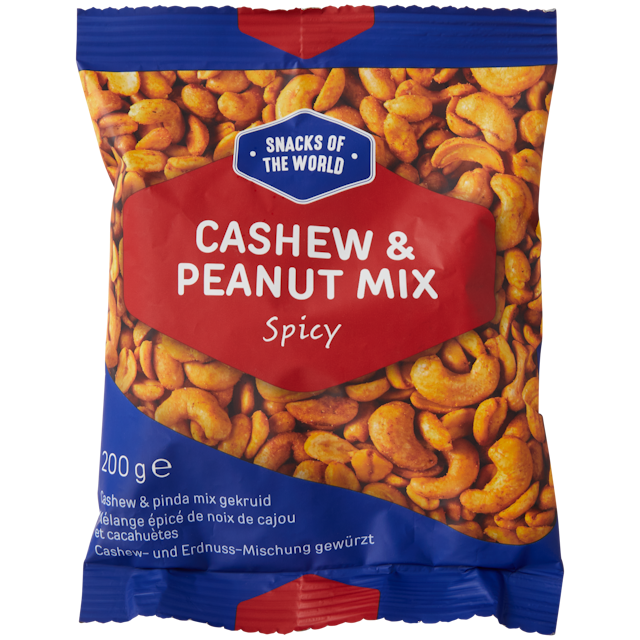 Snacks of the World Cashew/Erdnuss-Mischung Spicy