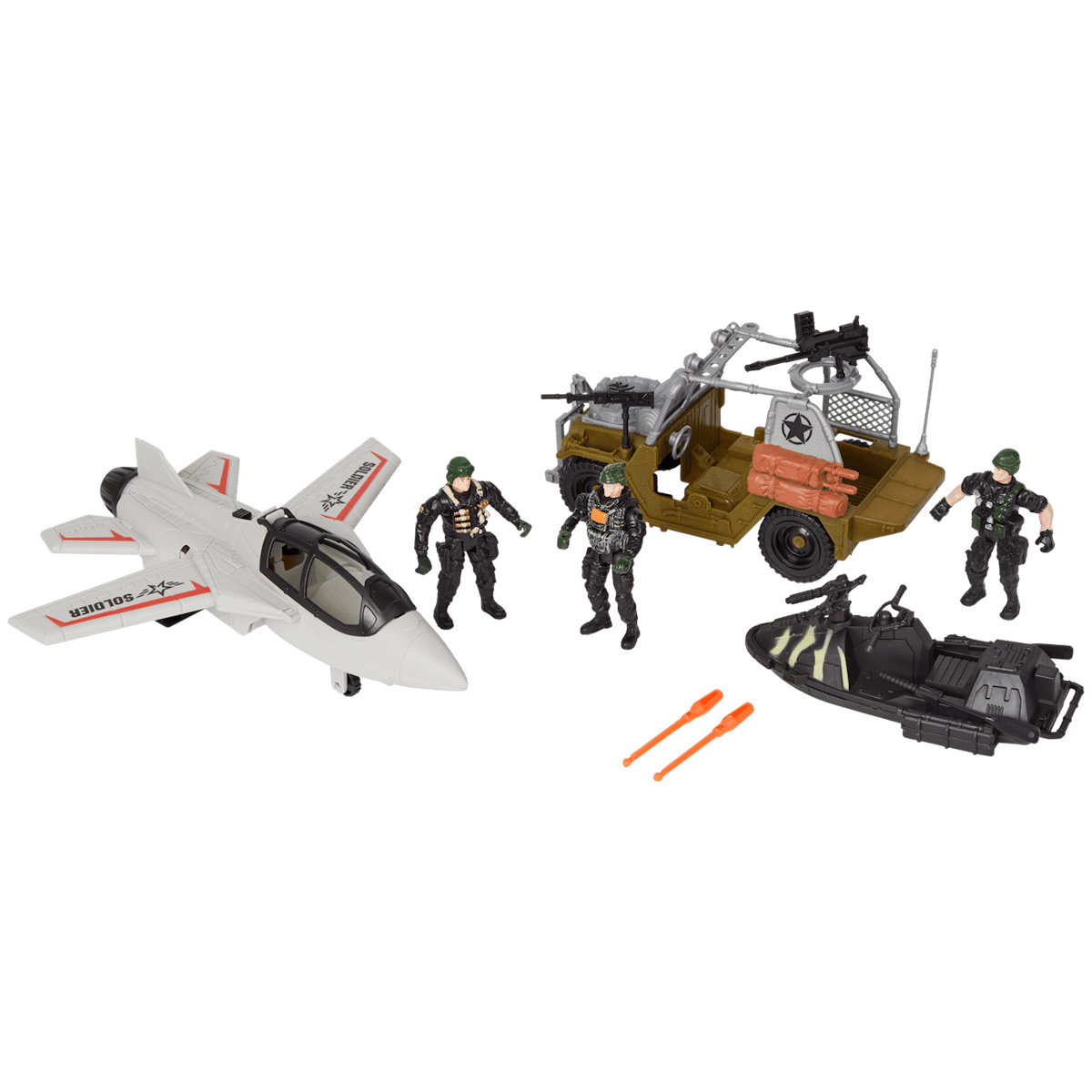 Militairen-speelgoedset 