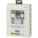 Câble HDMI avec adaptateur CableMax