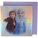 Carte de vœux avec puzzle