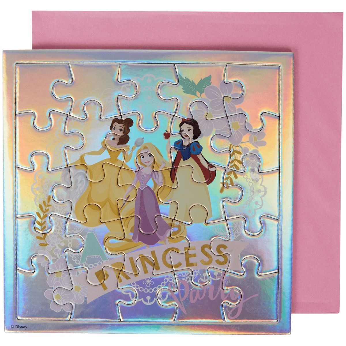 Carte de vœux avec puzzle