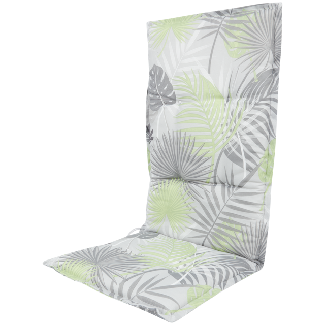 Cuscino con stampa di foglie di palma per sedia da giardino
