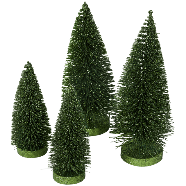 Vánoční vesnička – sada vánočních stromků Magic Village
