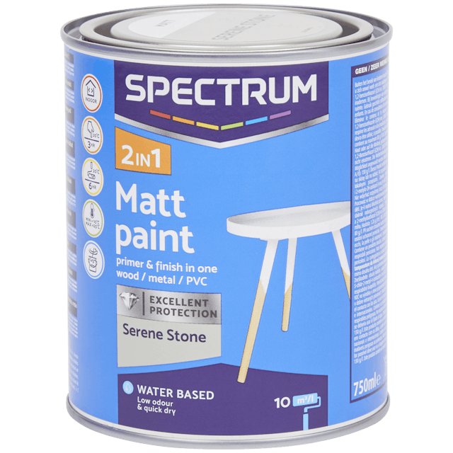 Pintura mate Spectrum 2-in-1 Serene Stone