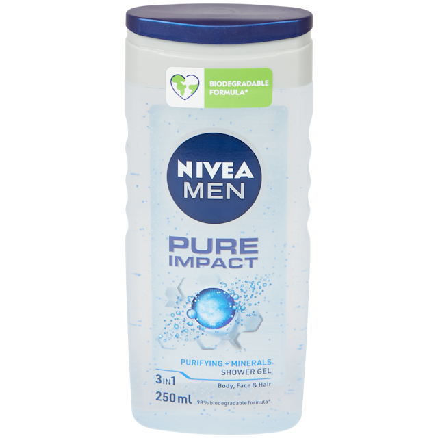 Sprchový gel 3v1 Nivea Pure Impact