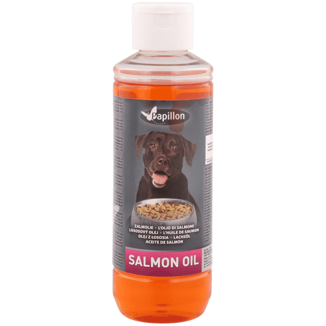 Olio di salmone per cani