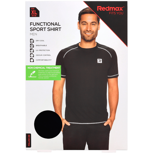 Camiseta deportiva de manga corta Redmax 