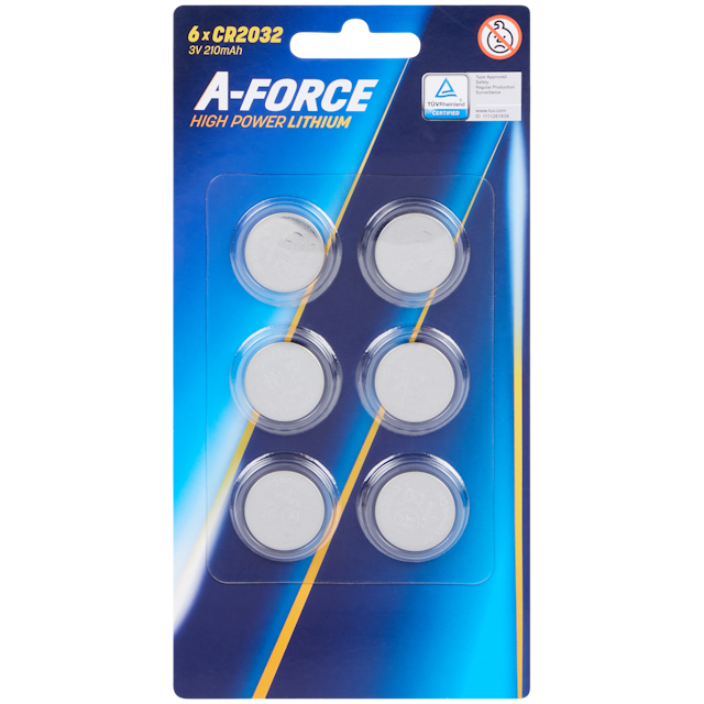 Baterie guzikowe A-Force