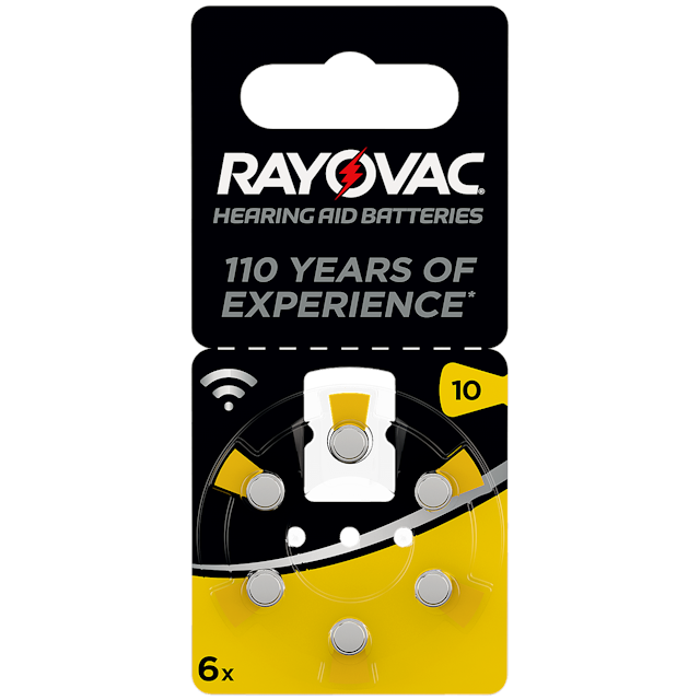 Batteria per apparecchi acustici Rayovac A10