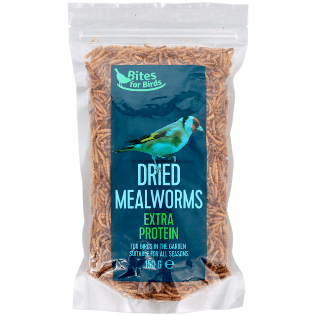 Bites for Birds gedroogde meelwormen