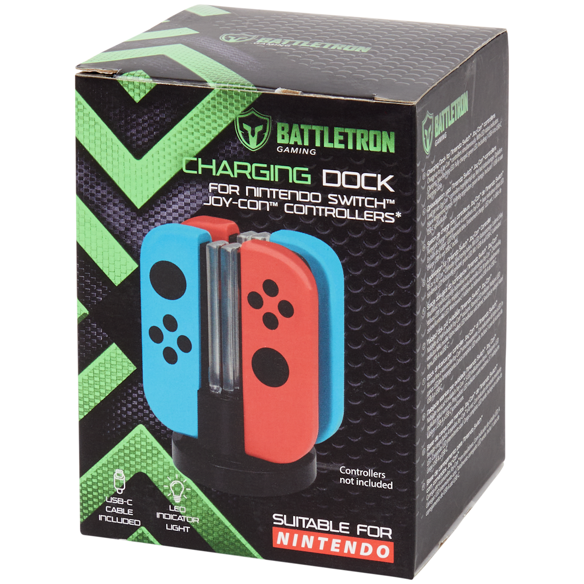 Battletron Nintendo Switch joy-con lader