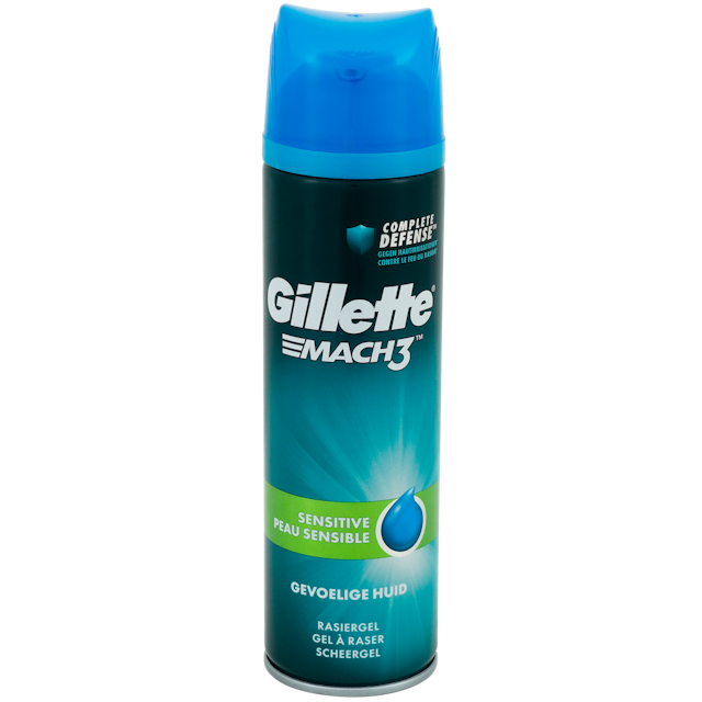 Gel de afeitar Mach3 Gillette Sensitive
