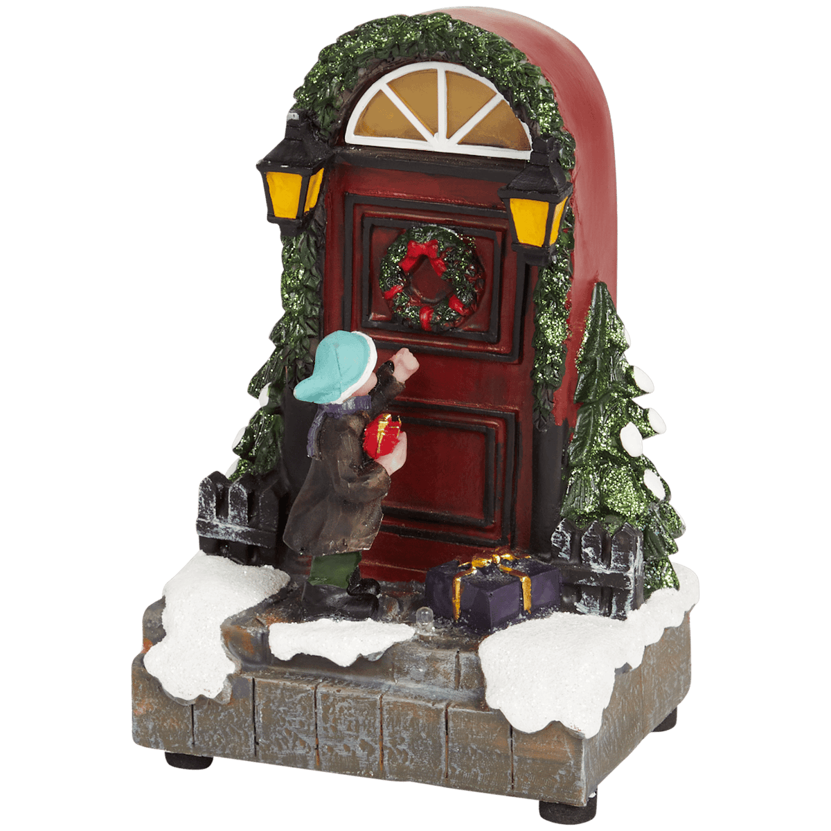 Magic Village Weihnachtsszene für Haustür