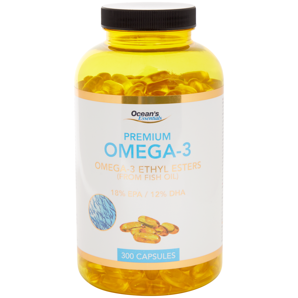 Capsules d'huile de poisson Oméga-3 Ocean's Essentials