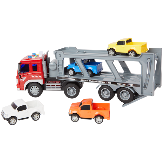 Camion con rimorchio giocattolo