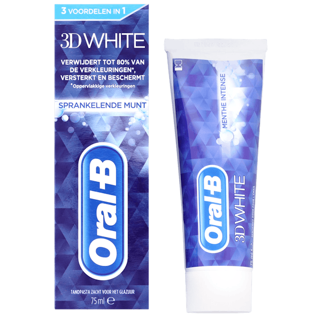 Oral-B Dentifrice 3D White Menthe pétillante