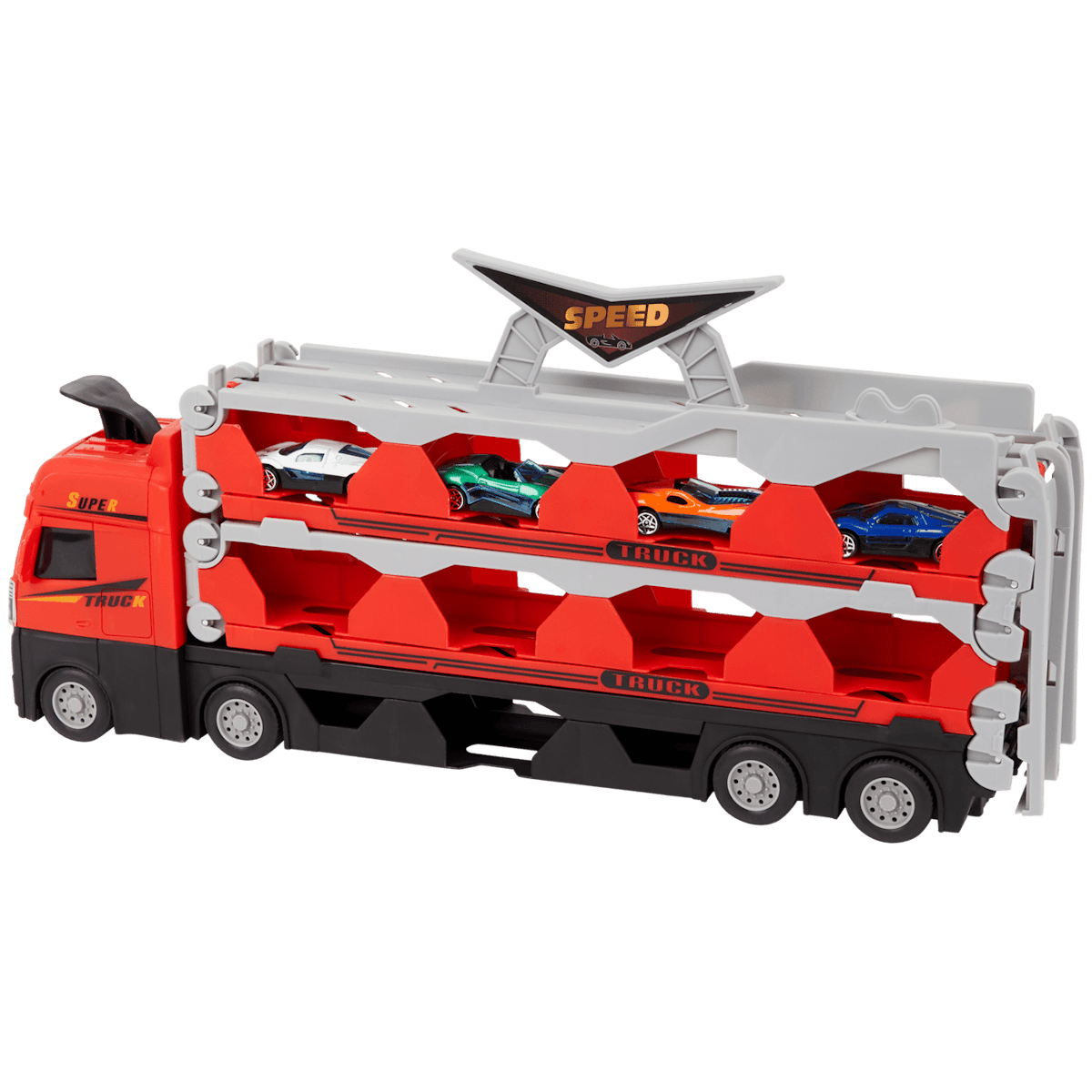Vrachtwagen met lanceersysteem