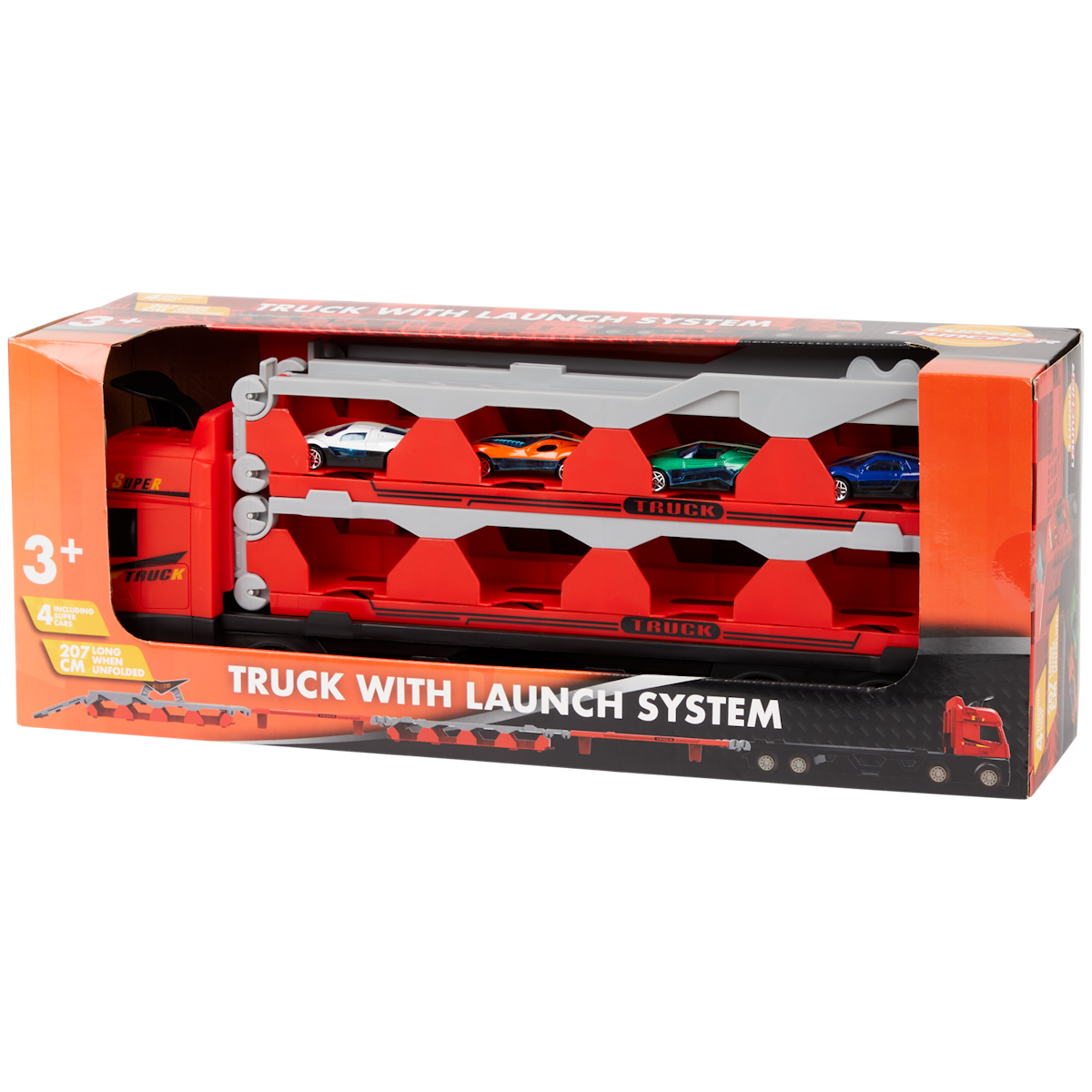 Vrachtwagen met lanceersysteem